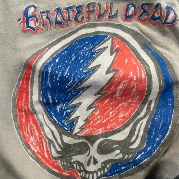 Grateful Dead Women's Lightning Skull Tie-Dye Crewneck Sweatshirt Jogger 2-Piece - Picture 9 of 11